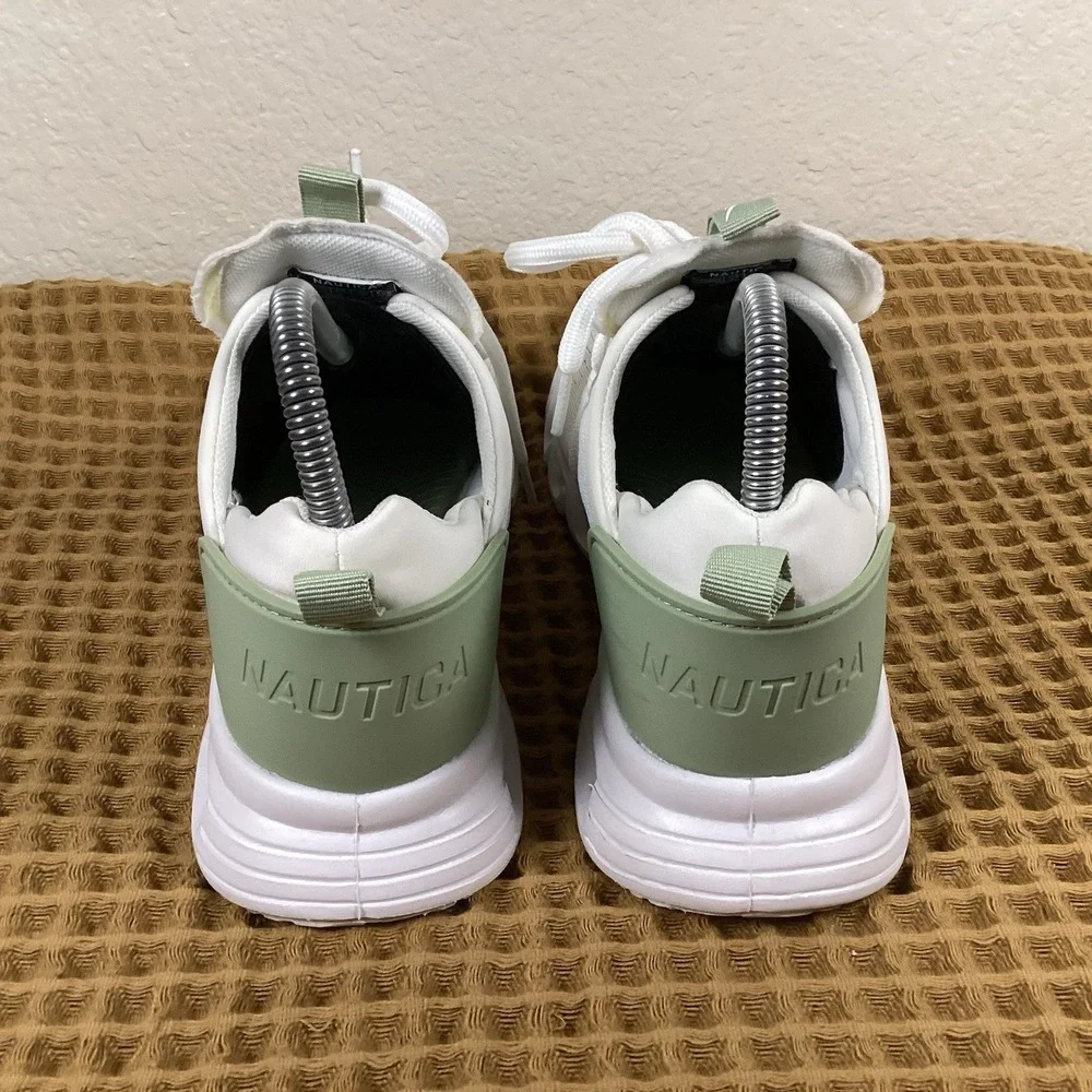 Nautica Chiatica Shoes Womens Size 9 White Mesh Walking Sneakers Casual On